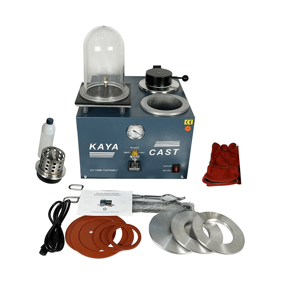 Vacuum Jewellery Casting Machine The advantage of a vacuum casting machine creates highest quality and density in the final casting.