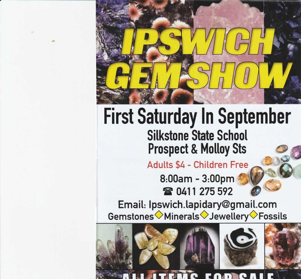 Ipswich Gem Show: A Gem Hunter's Paradise Saturday, September 7th | 8:00 AM - 3:00 PM