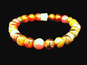 Colourful Tourmaline Beaded Bracelet This vibrant beaded bracelet showcases a stunning array of colors, perfect for adding a pop of personality to any outfit. Each bead is carefully crafted, creating a unique piece that stands out in any jewelry collection. Ideal for both casual and formal occasions, this bracelet is a must-have accessory for those who appreciate artistry and style. 