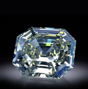 The Portuguese Diamond Weighing an impressive 127.01 carats, this emerald cut diamond commands immediate attention