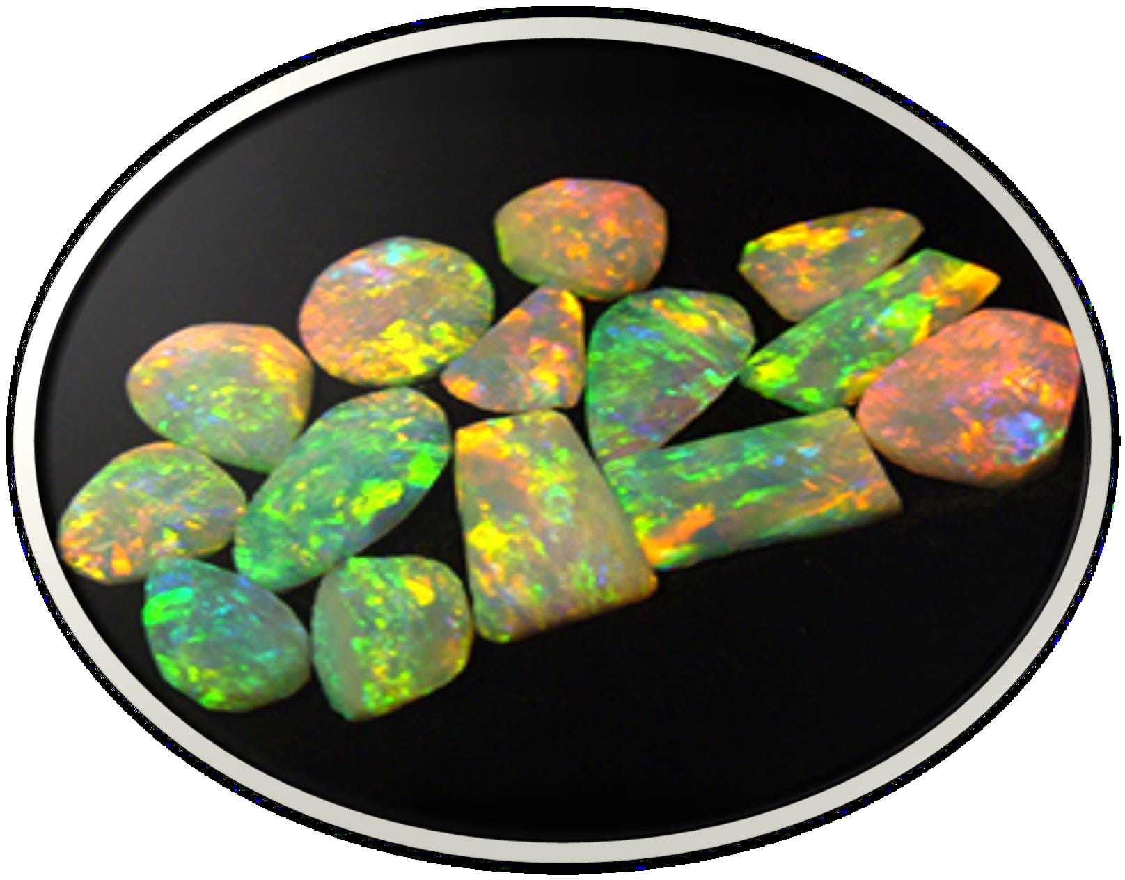 Coloured gemstones
