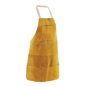 Leather Welding Apron Fire Protection Heavy Duty