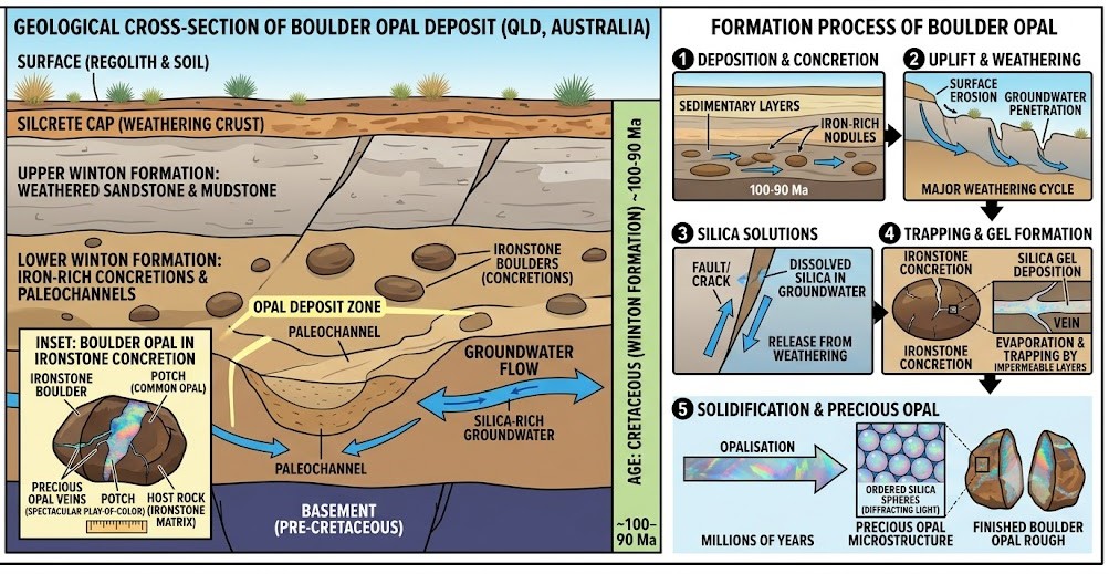 Queensland Boulder Opal Fields authored by Harley Carias | Identity:did:plc:hqgxupttuyvfmnwxwkxzaz7o