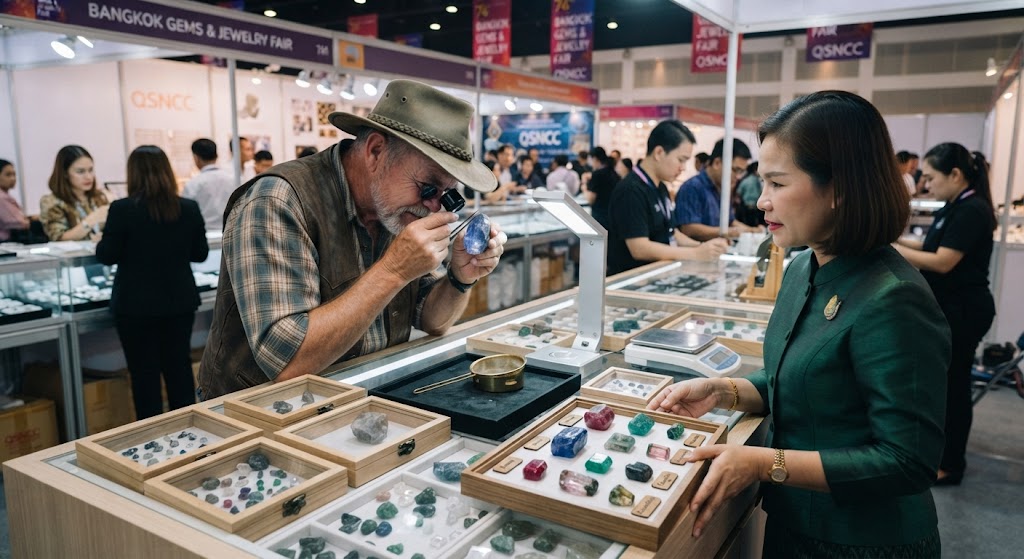 Bangkok Gems & Jewelry Fairauthored by JoAnne Delahunty, Founder Mrs Jo Jewellery