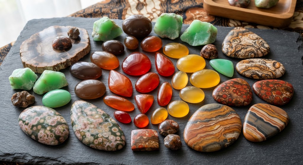 chalcedony and agate gemstones of indonesia