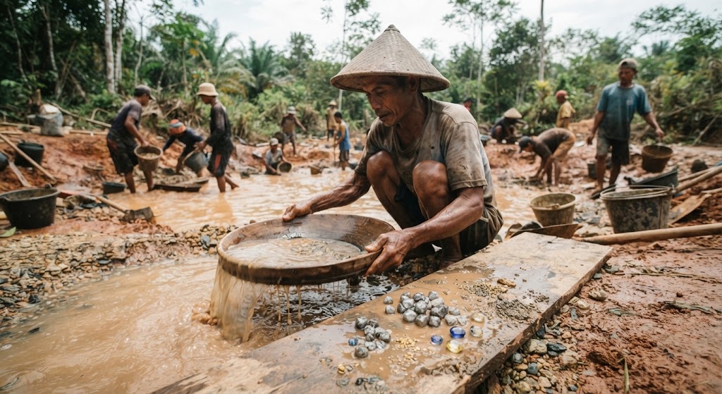 Kalimantan diamonds indonesia gemstone guide