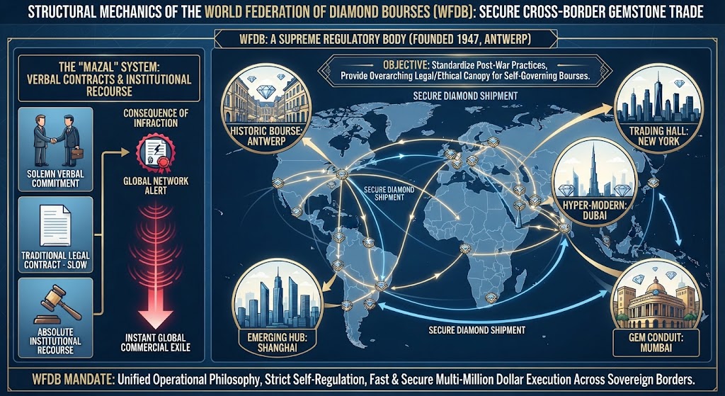 World Federation of Diamond Bourses  authored by @jamesdumar.com | Identity: did:plc:7vknci6jk2jqfwsq6gkzu